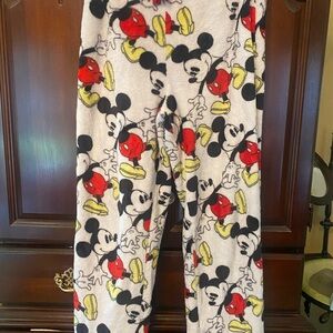 Disney Mickey Mouse Pajama Bottoms - Red, Yellow, Black, White